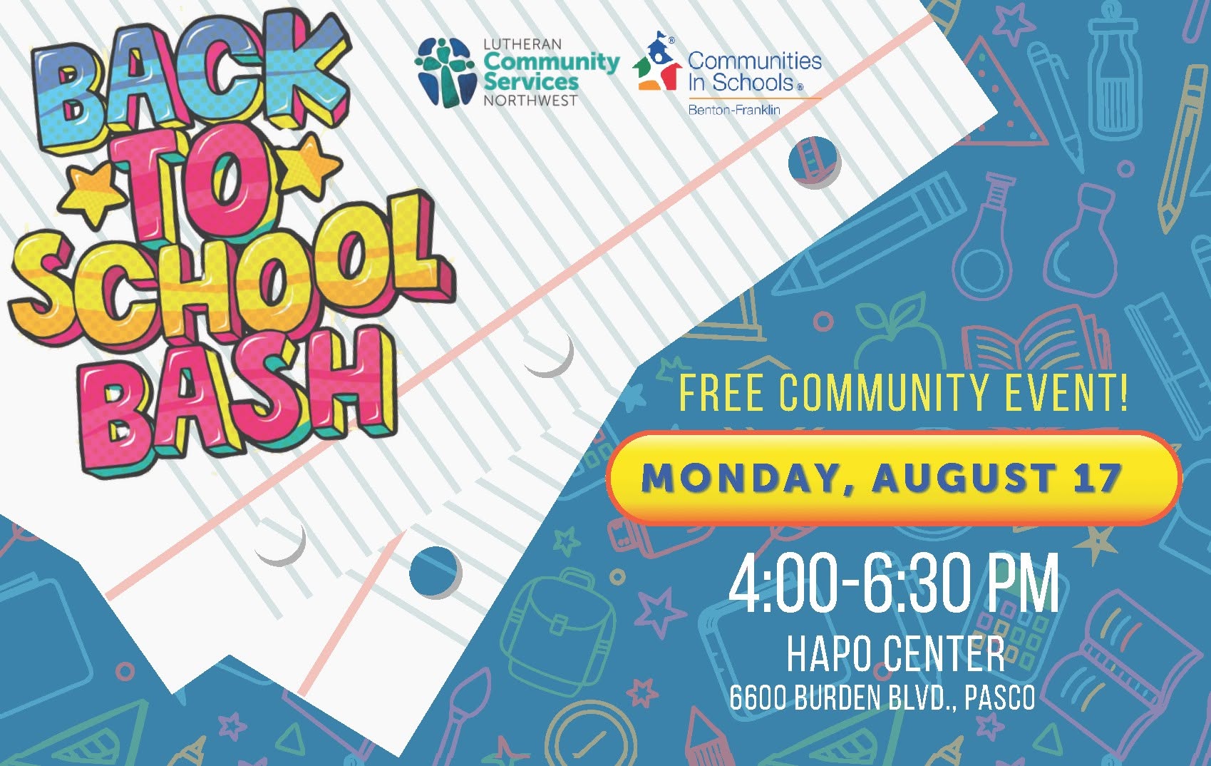 Back To School Bash Flyer