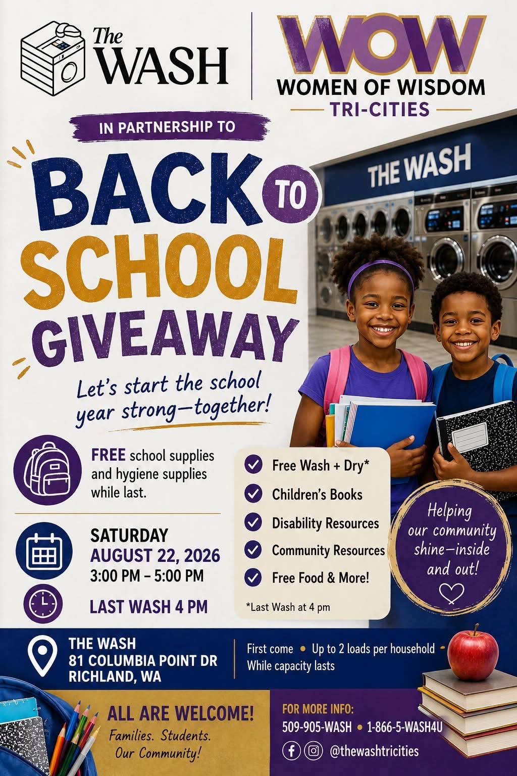 Back To School Giveaway Flyer
